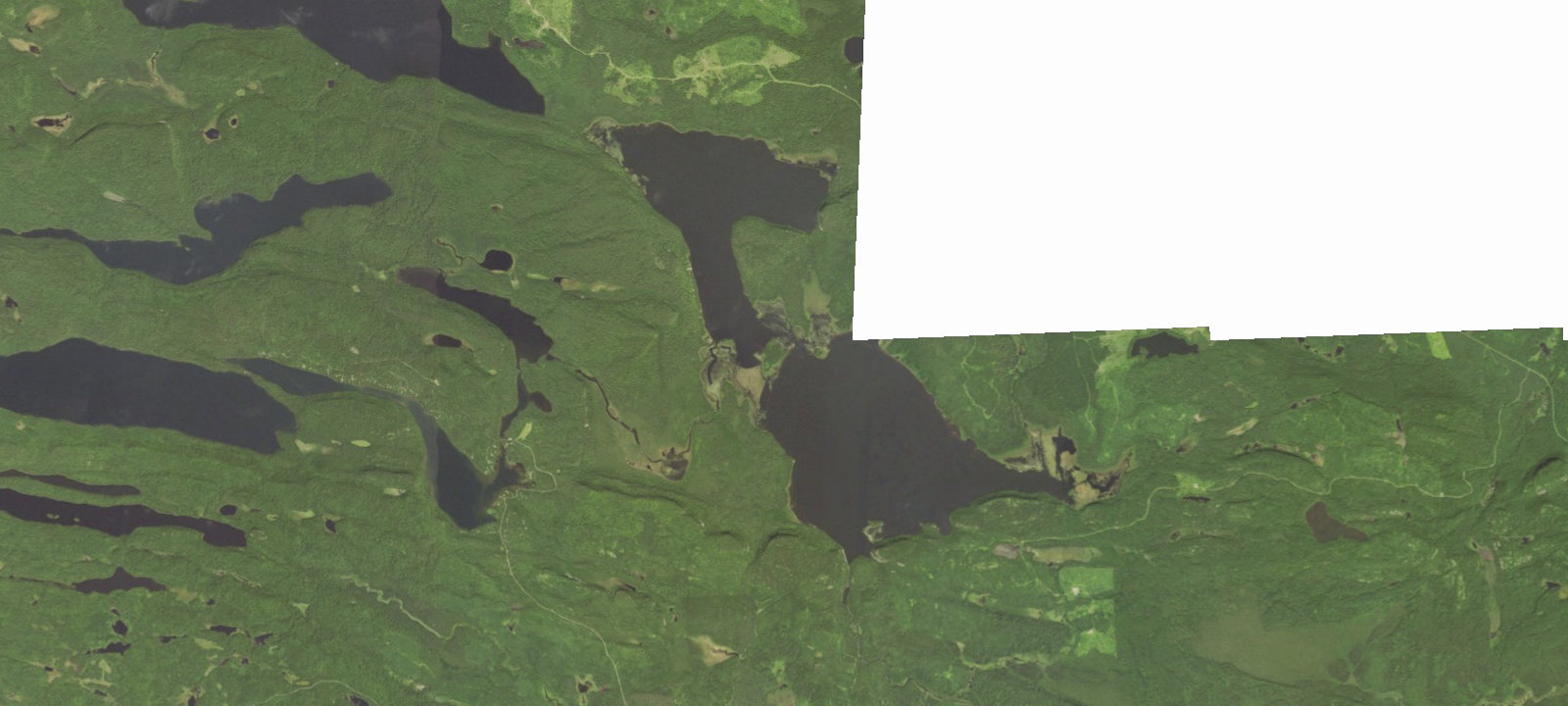 Map of South Fowl Lake Site 1