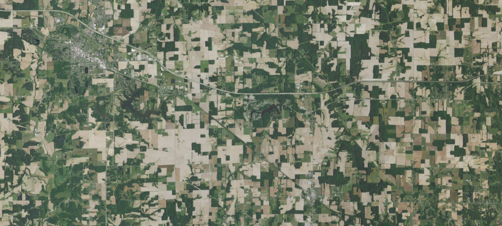 Map of Batesville KOA Journey