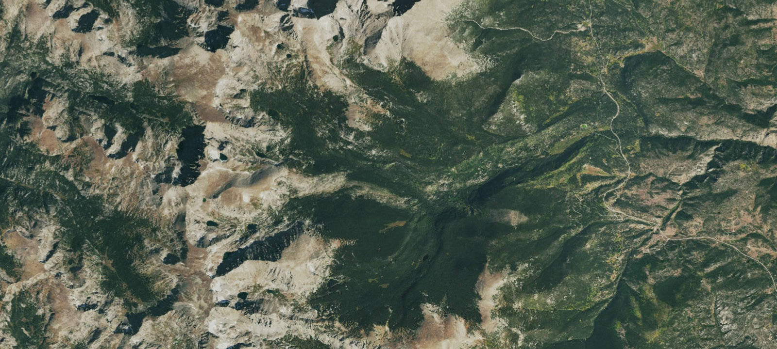 Map of North St. Vrain Campsite #1