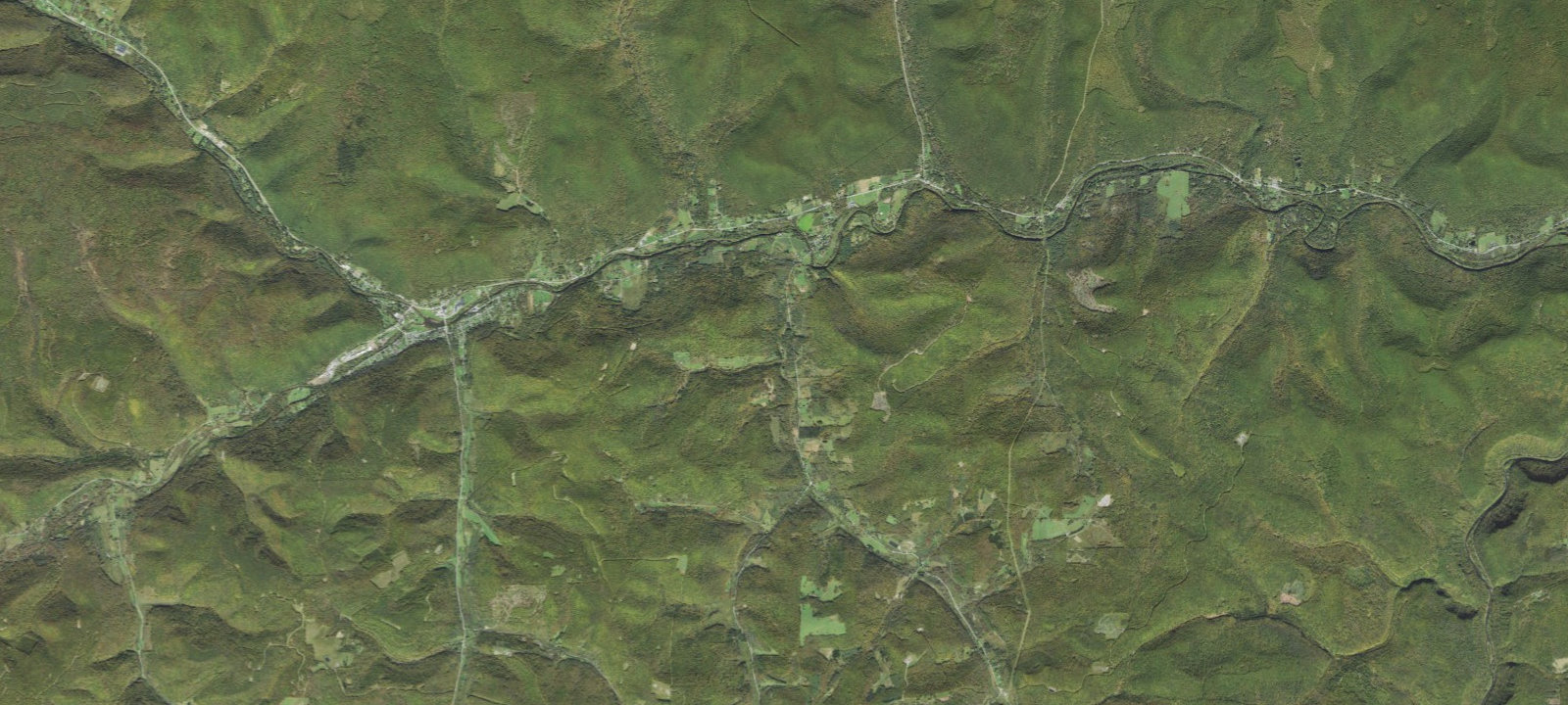 Map of Pine Creek Vista Campground