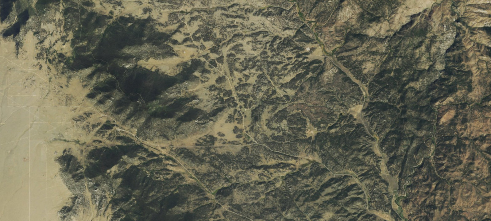 Map of Badger Flats Camping Area