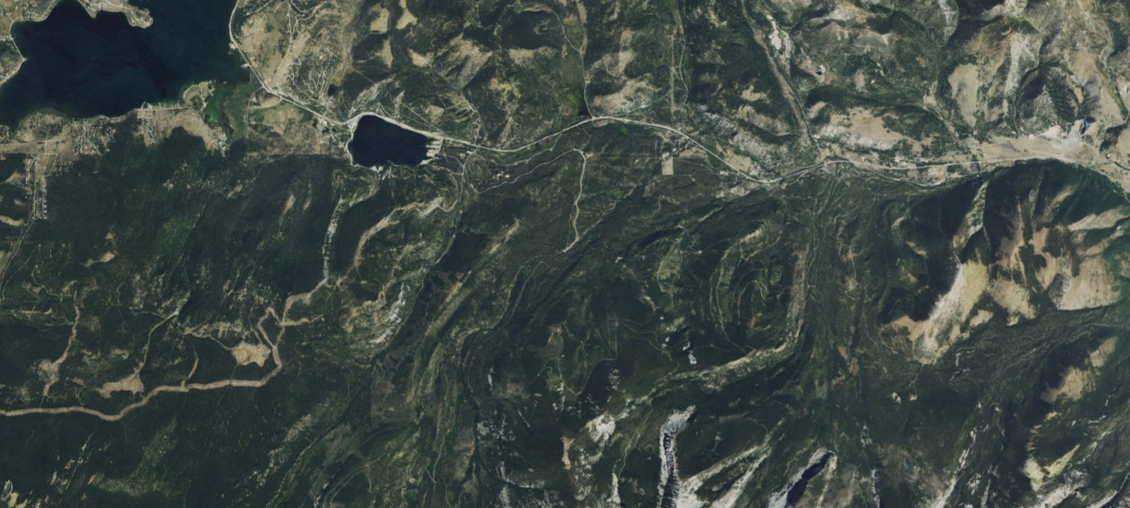 Map of Twin Lakes Creek RD-005