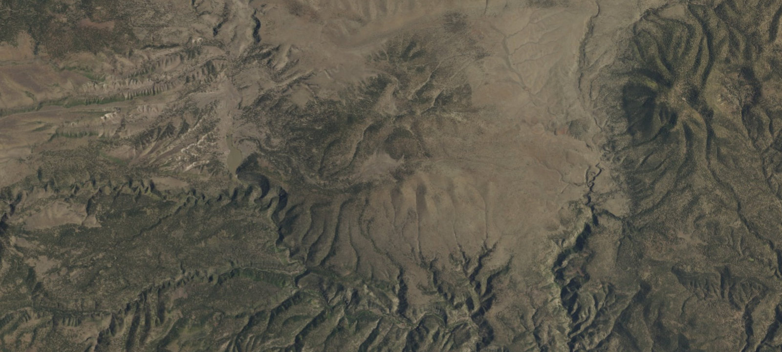 Map of Aeroplane Mesa