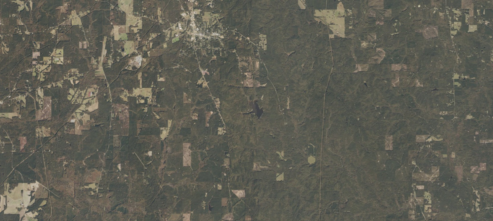 Map of Choctaw Lake