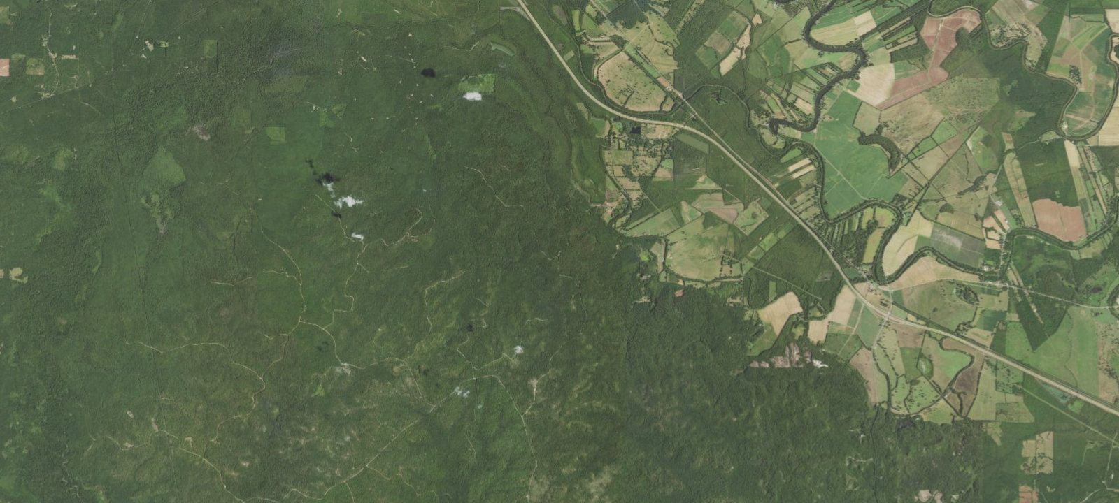 Map of Custis Hunter Camp