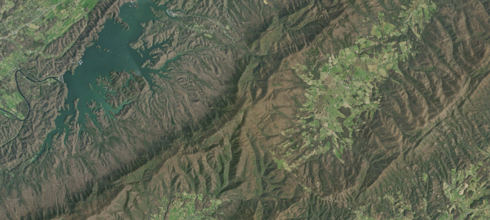 Map of A.T. Double Springs Shelter