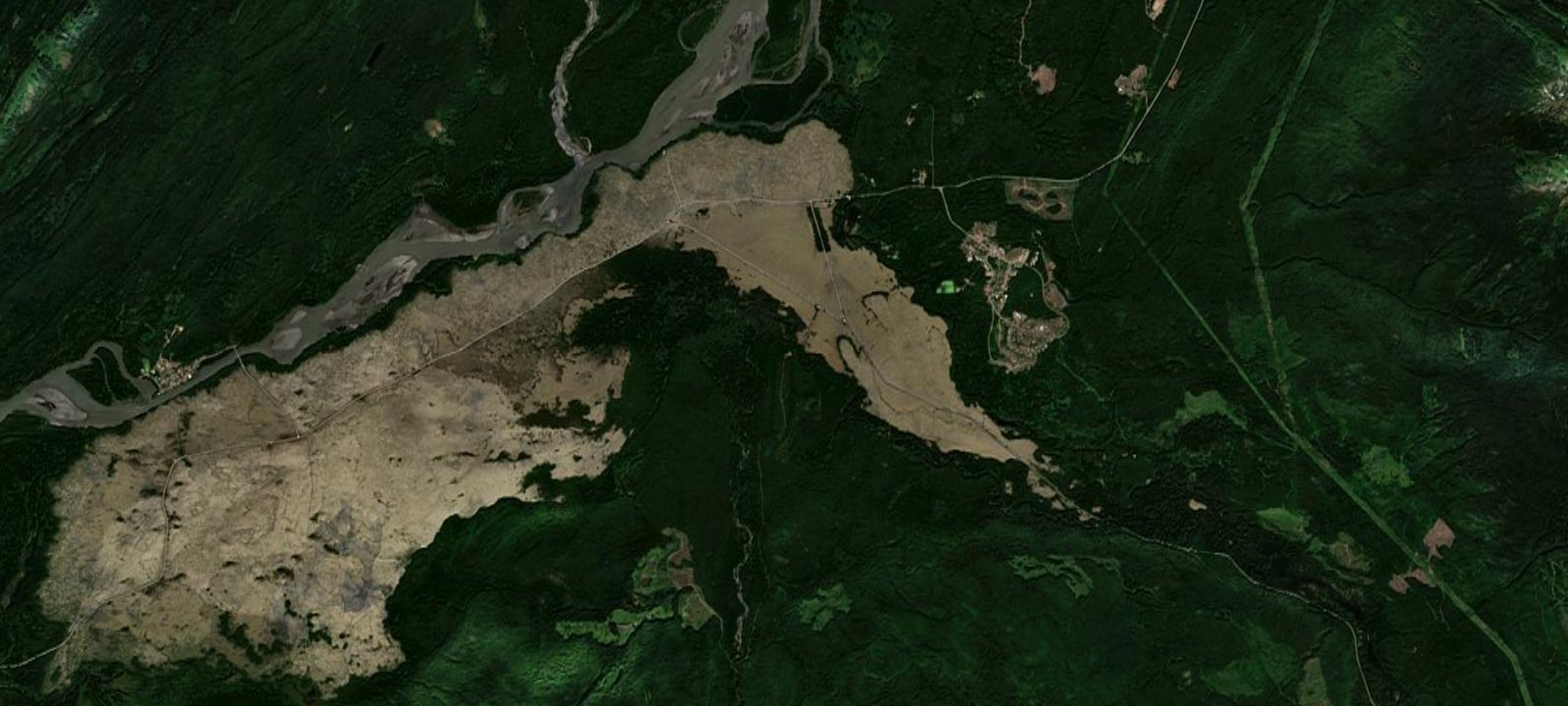 Map of Anhluut'ukwsim Laxmihl Angwinga'asanskwhl Nisga'a (Nisga'a Memorial Lava Bed Park Campground)