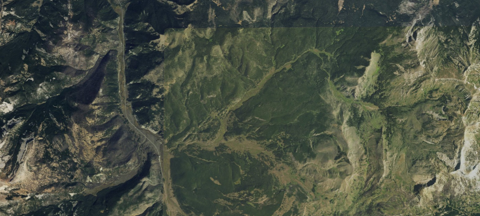 Map of Lower Fan Creek
