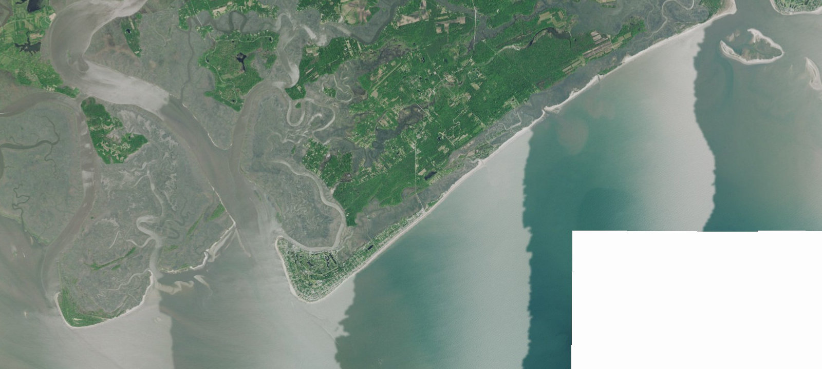 Map of Edisto Beach State Park Live Oak Campground