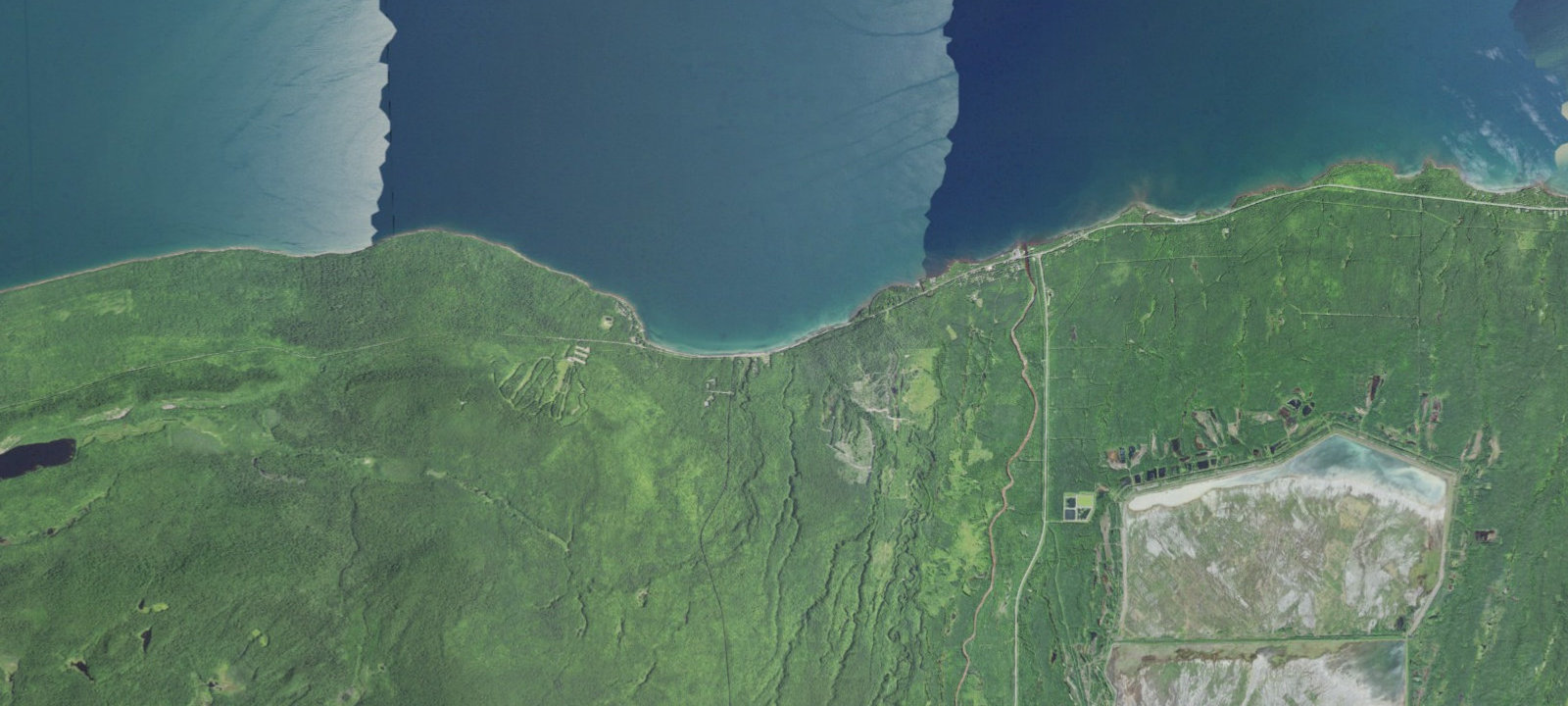 Map of Porcupine Mountains State Park Group Use Area