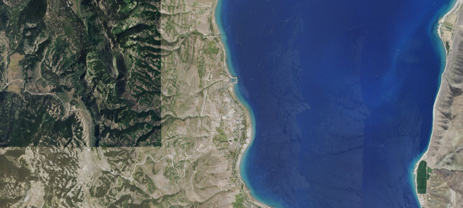 Map of Bear Lake/Marina Side KOA Holiday