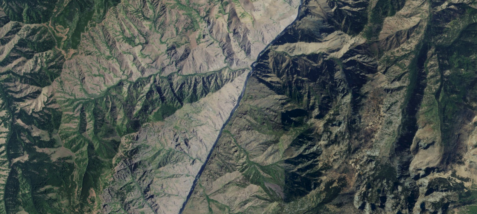 Map of Upper Dry Gulch Campsite