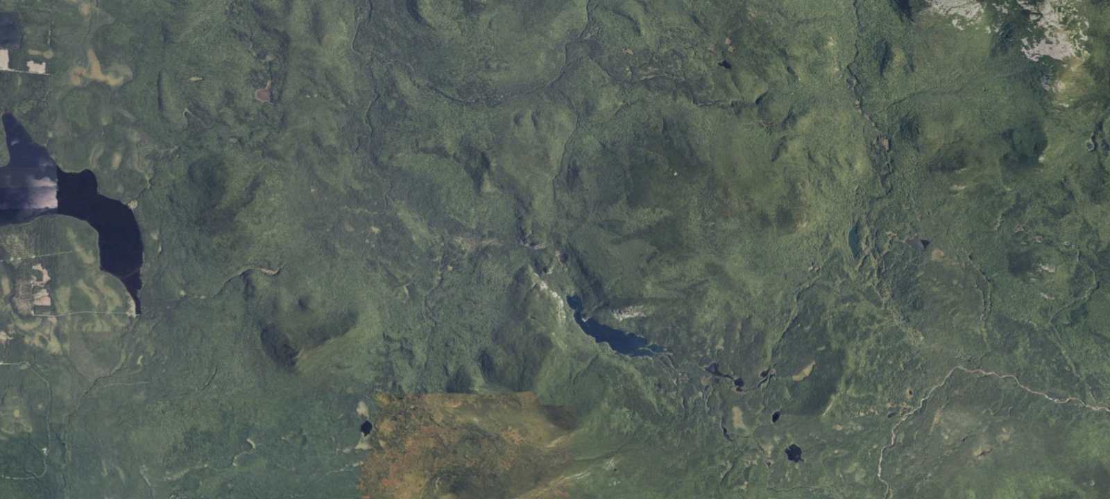 Map of Little Wassataquoik Lake Tentsite