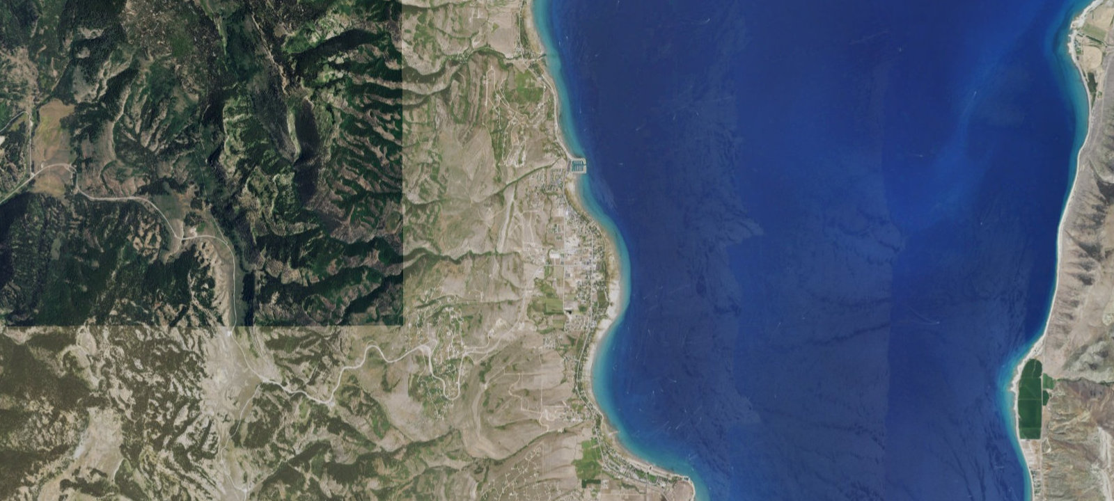 Map of Bear Lake / Trail Side KOA Journey