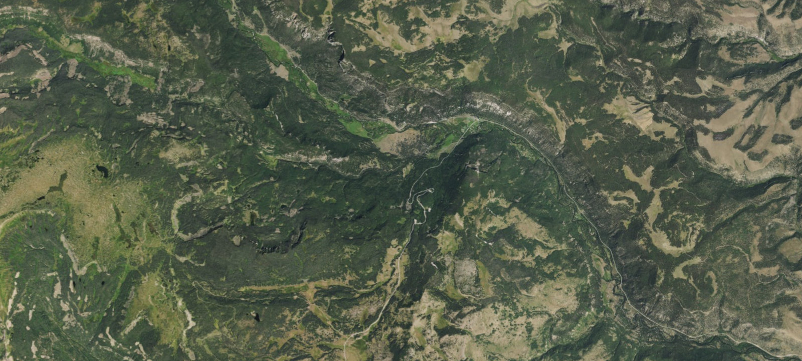 Map of Elk Creek Trailhead Dispersed Camping