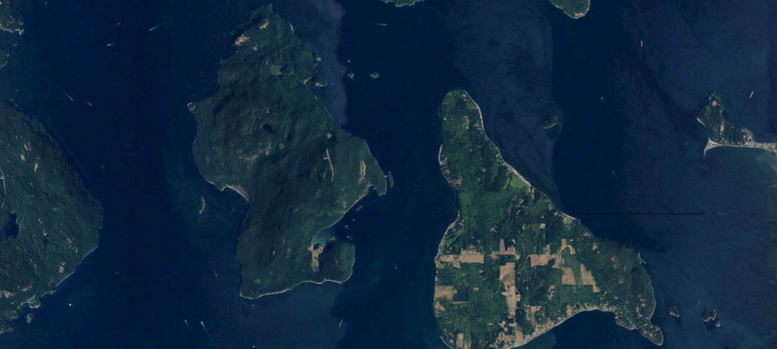 Map of Cascadia Marine Trail Campsite
