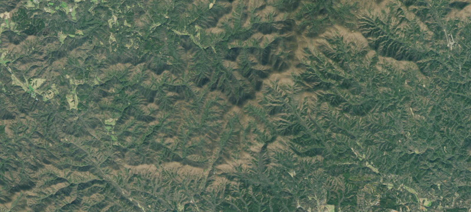 Map of Amicalola Mountain
