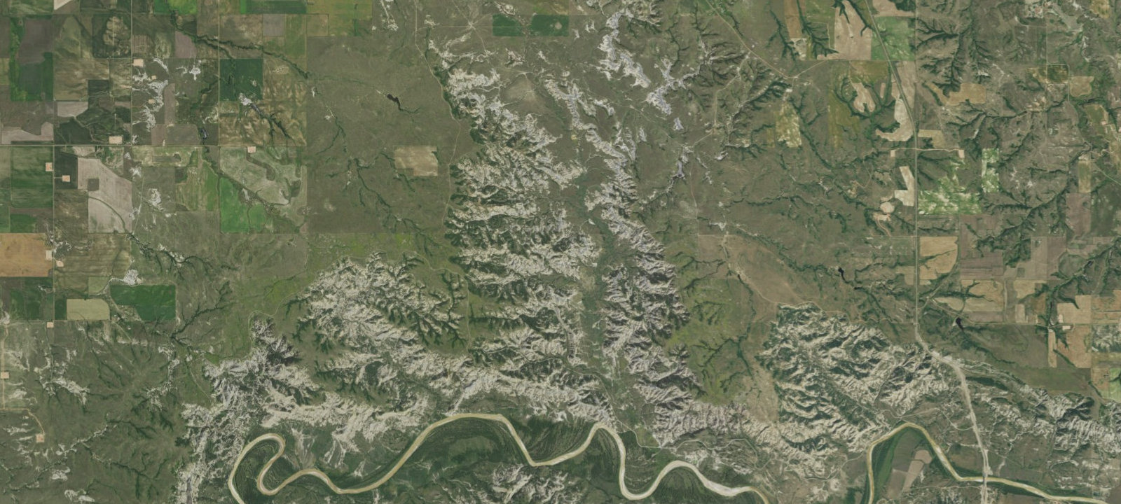 Map of outback hilltop