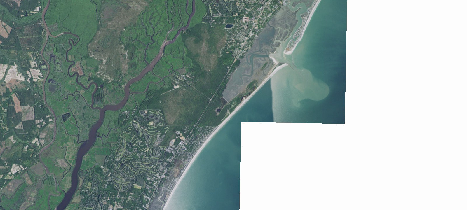 Map of Huntington Beach State Park Campground