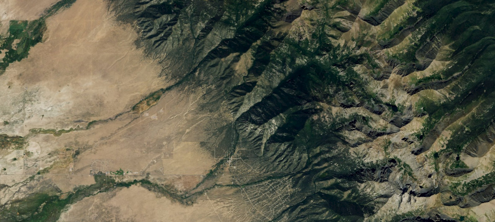 Map of North Crestone Creek