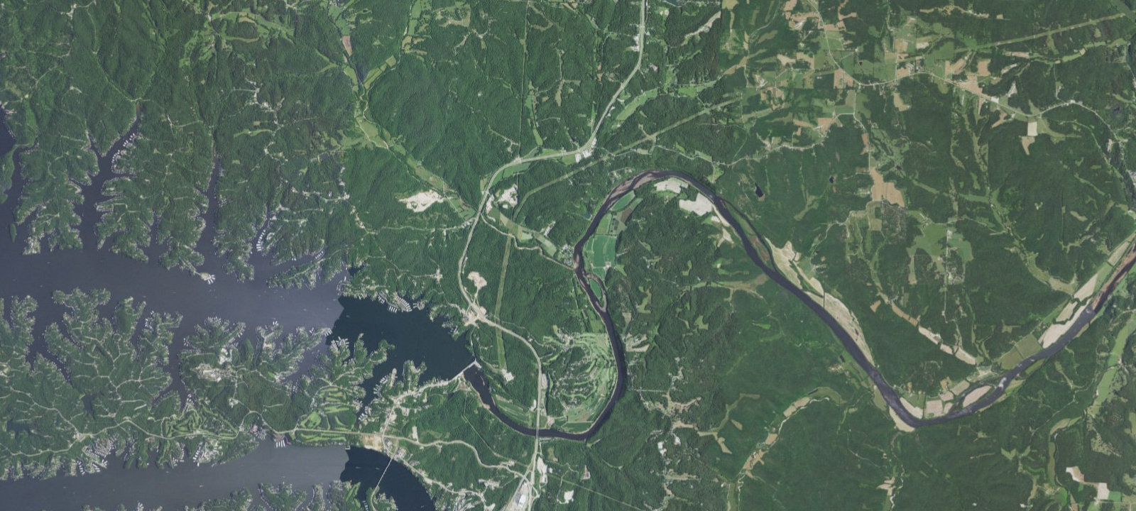 Map of Camp Bagnell in the Ozarks