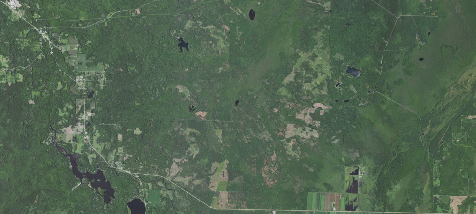 Map of Farr Lake Wooded Camp