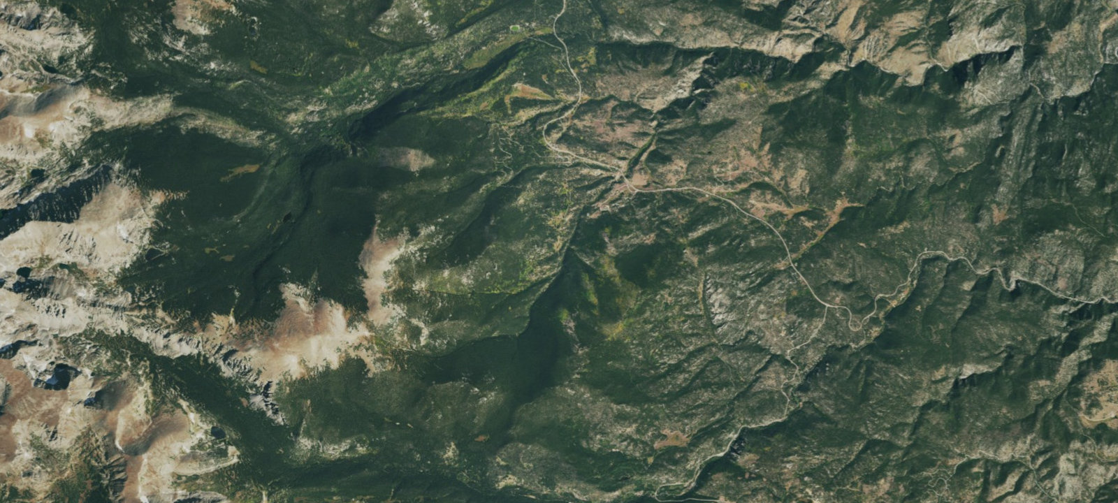 Map of Allenspark Dispersed Camping