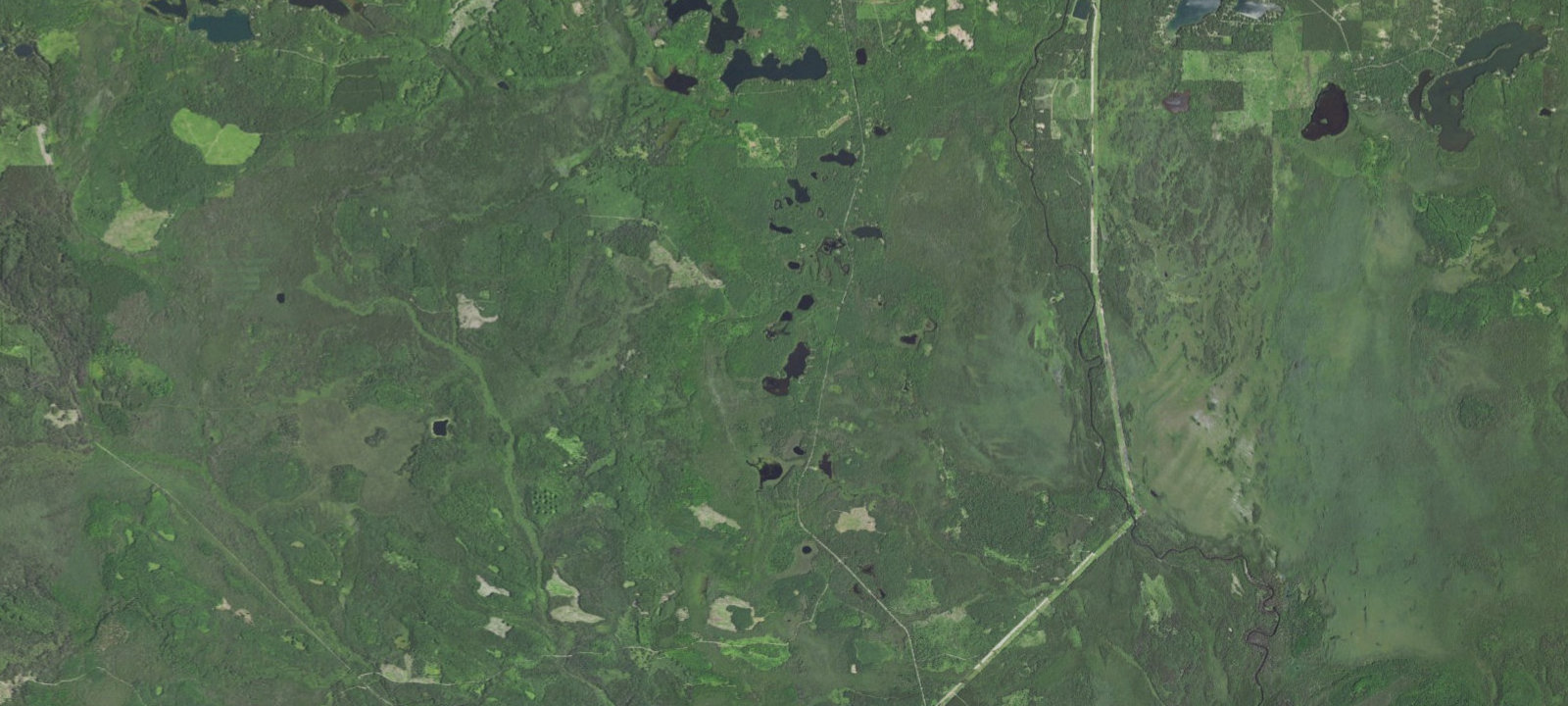 Map of Anderson Lake West State Forest Campground