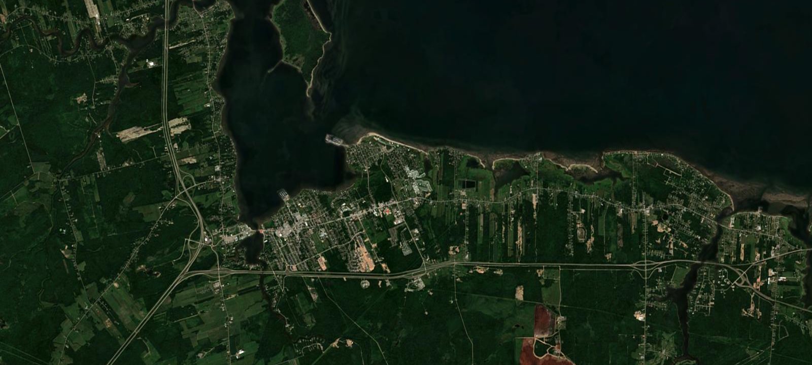 Map of Parlee Beach Provincial Park Campground