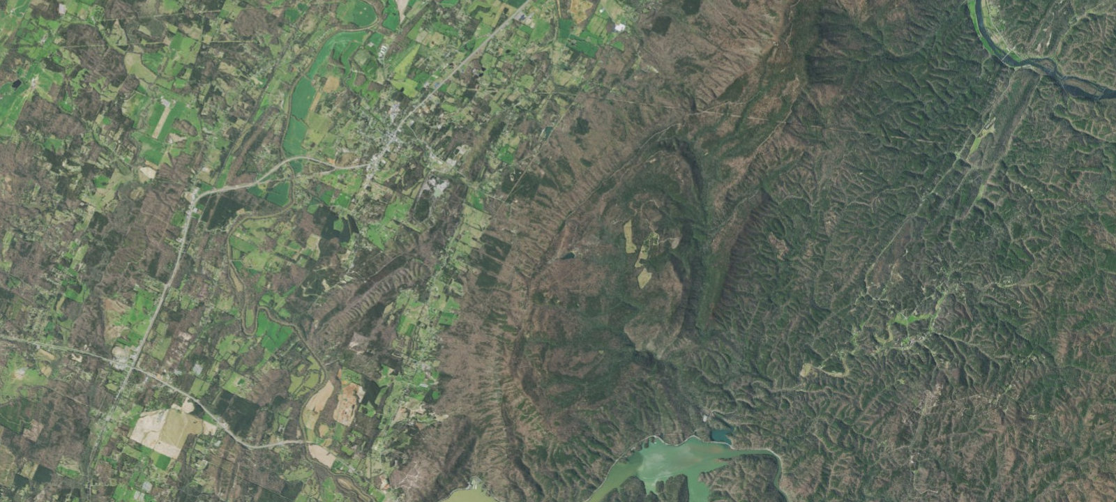 Map of Chilhowee Campground
