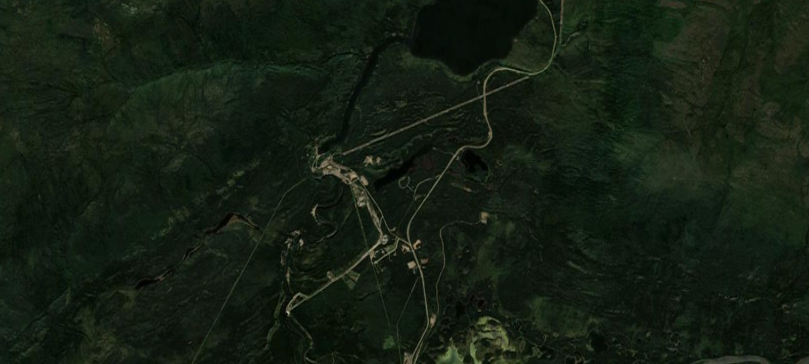 Map of Five Mile Lake