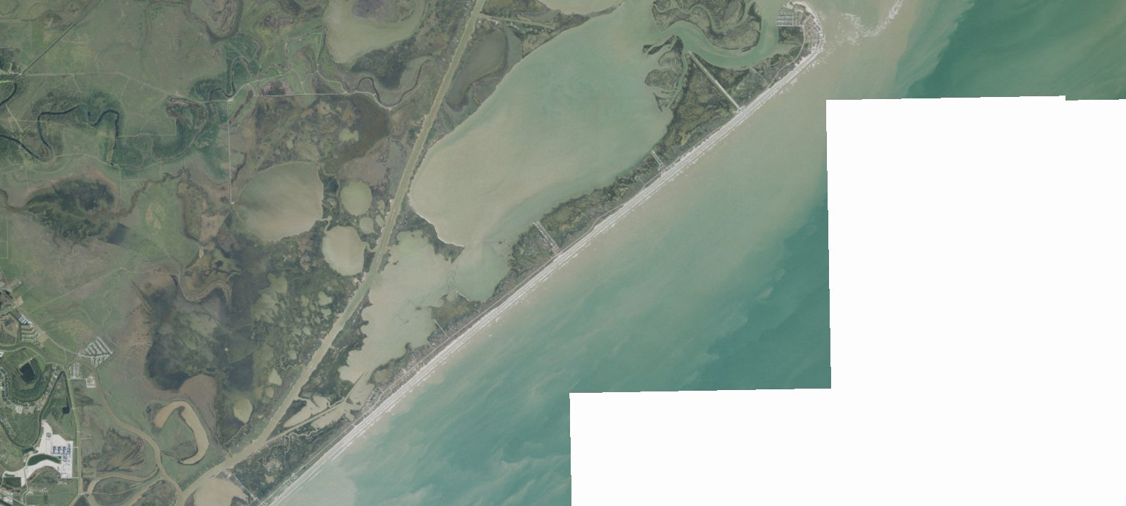 Map of Brazoria County Free Beach Access #4