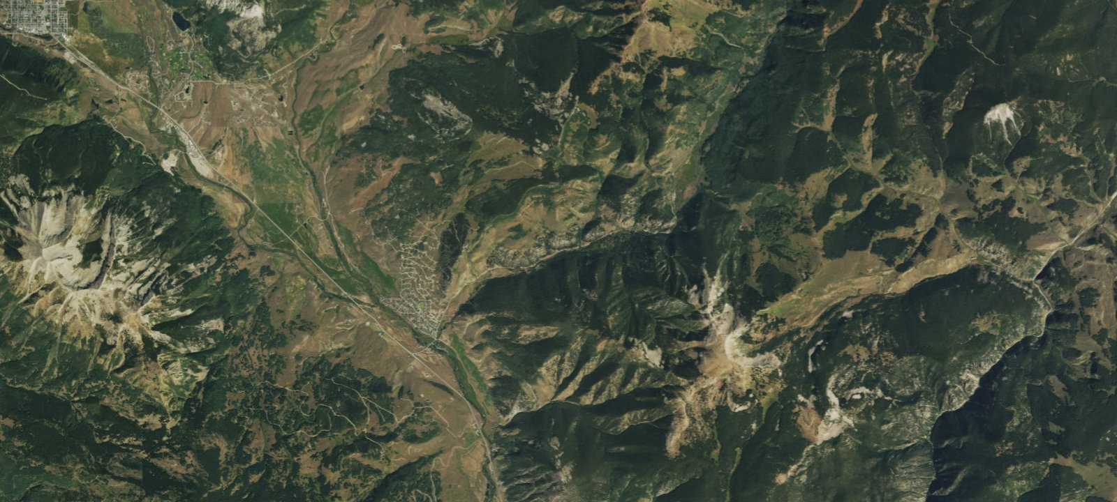 Map of Cement Creek Designated Camping Area