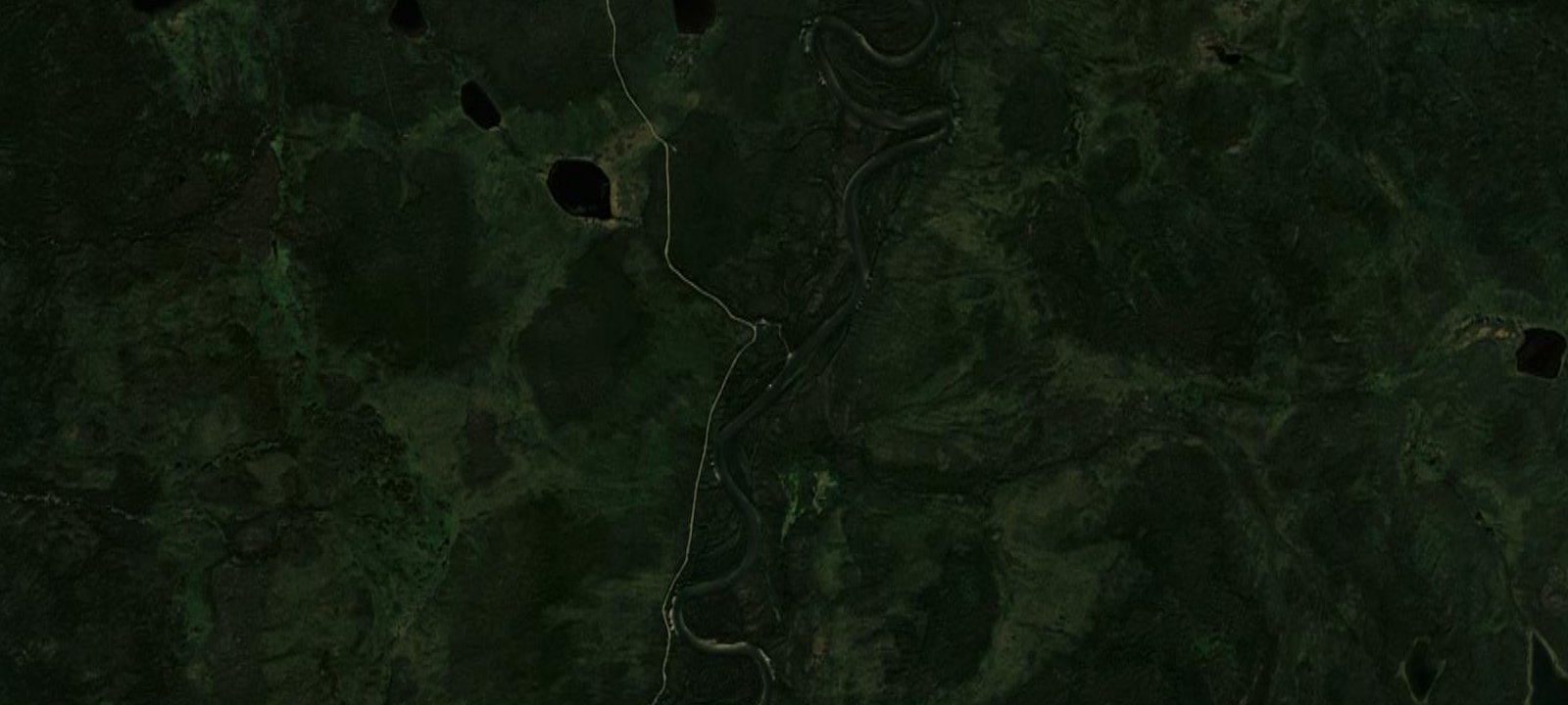 Map of Nisutlin River