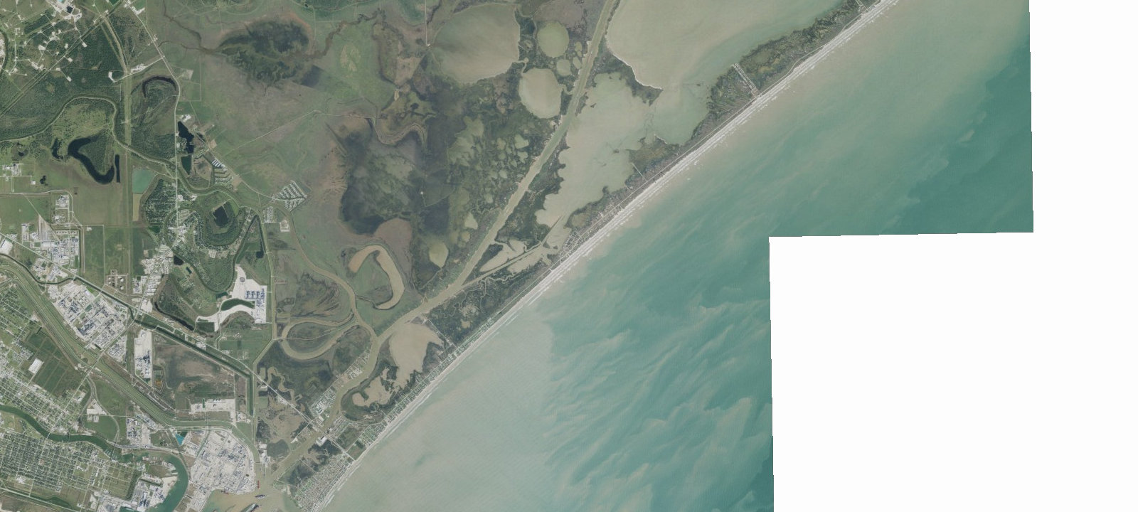 Map of Brazoria County Beach Access #2