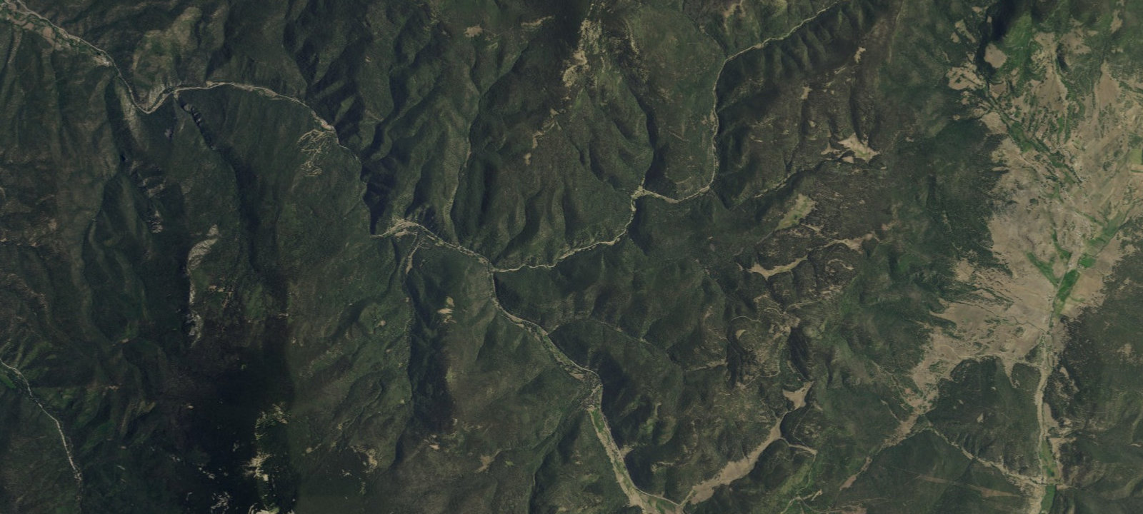 Map of La Junta Canyon