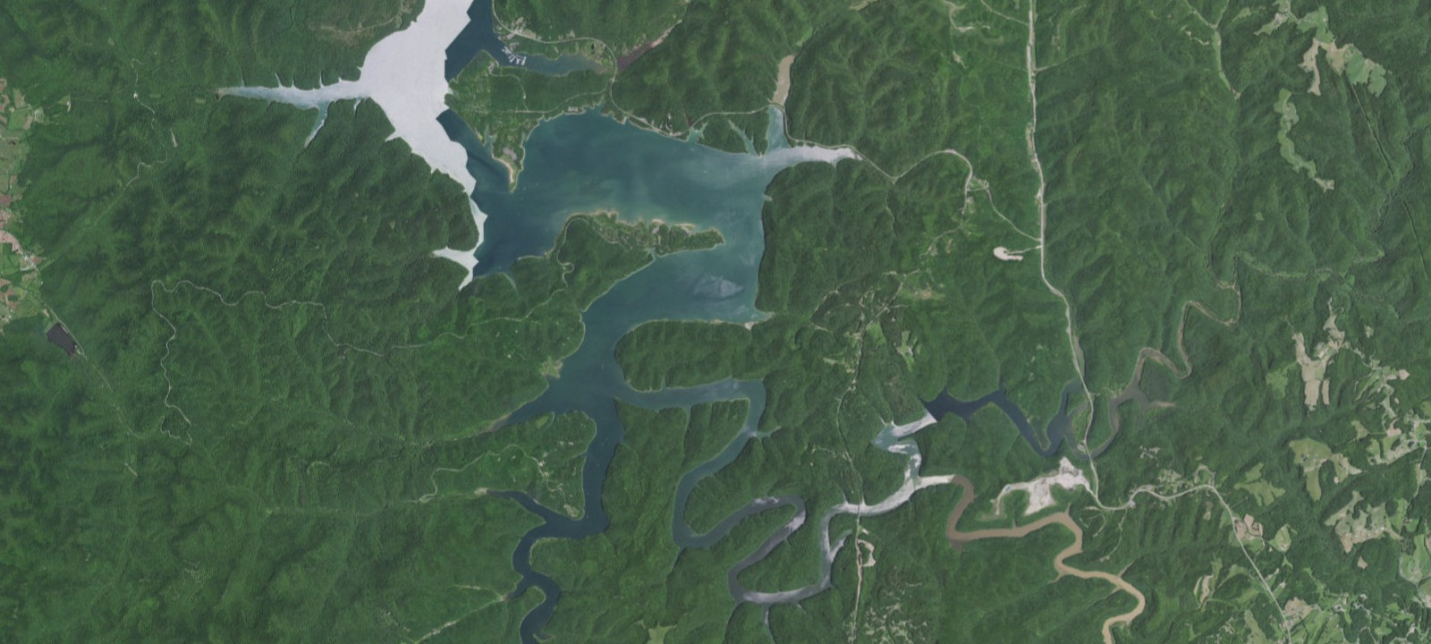 Map of Claylick Boat-in Campground
