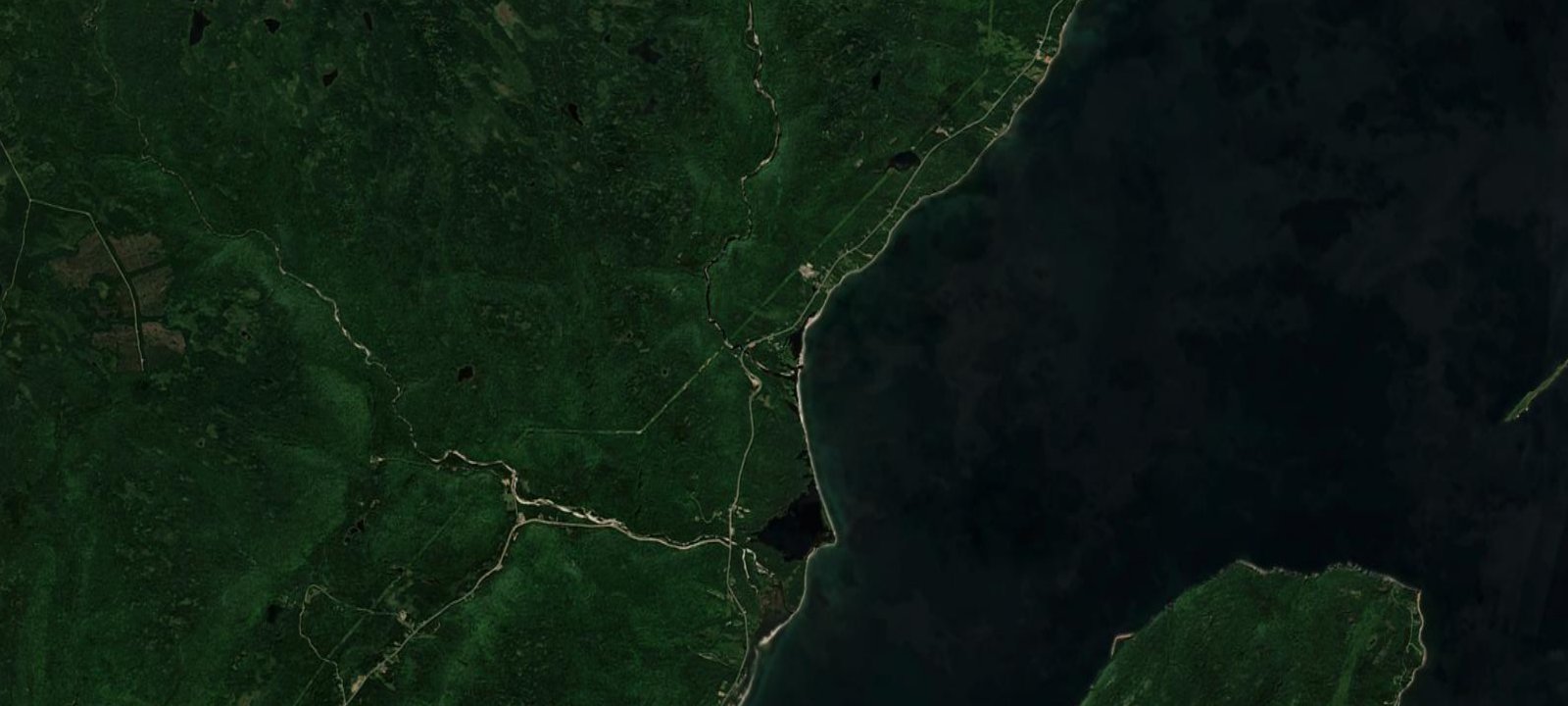 Map of Cabot Shores Wilderness Camping & Domes