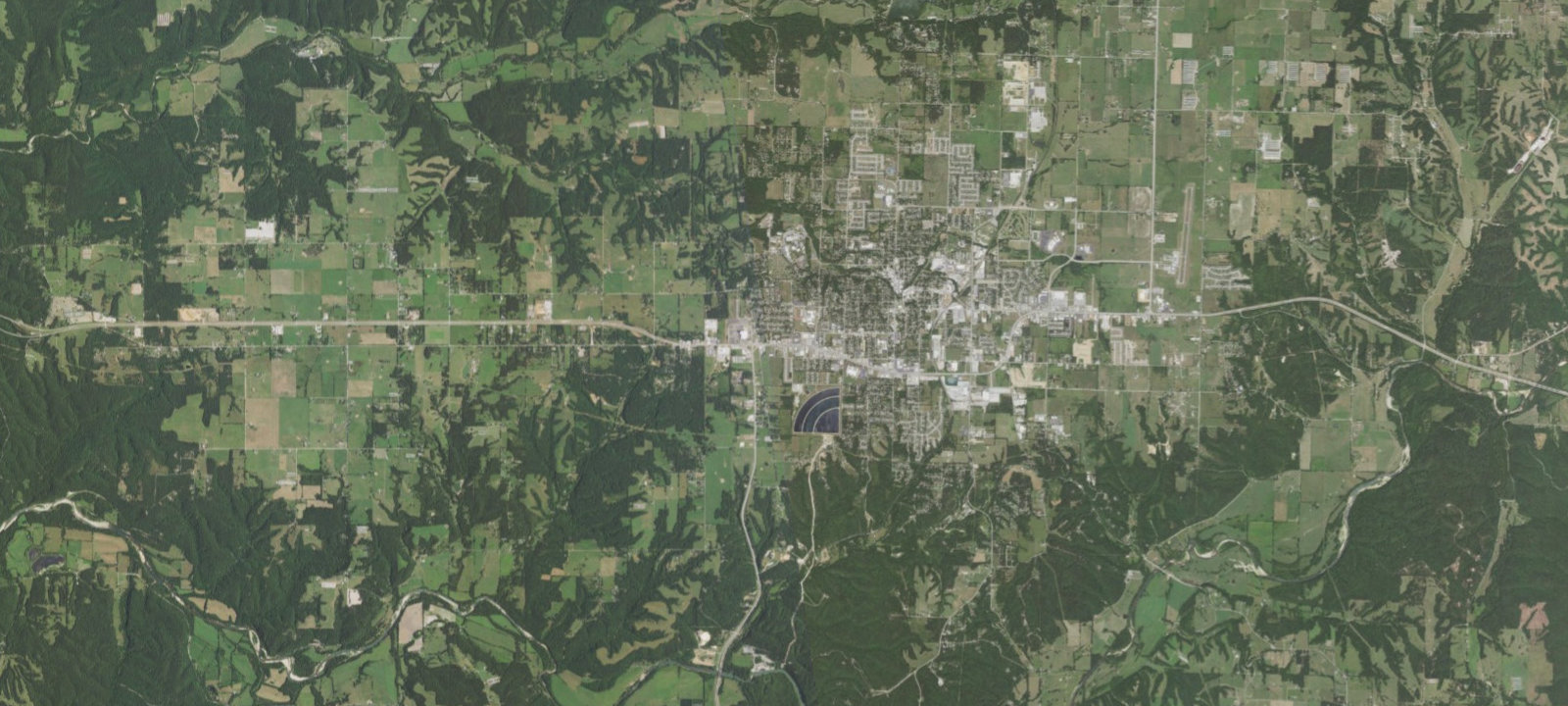 Map of Green Tree RV Park