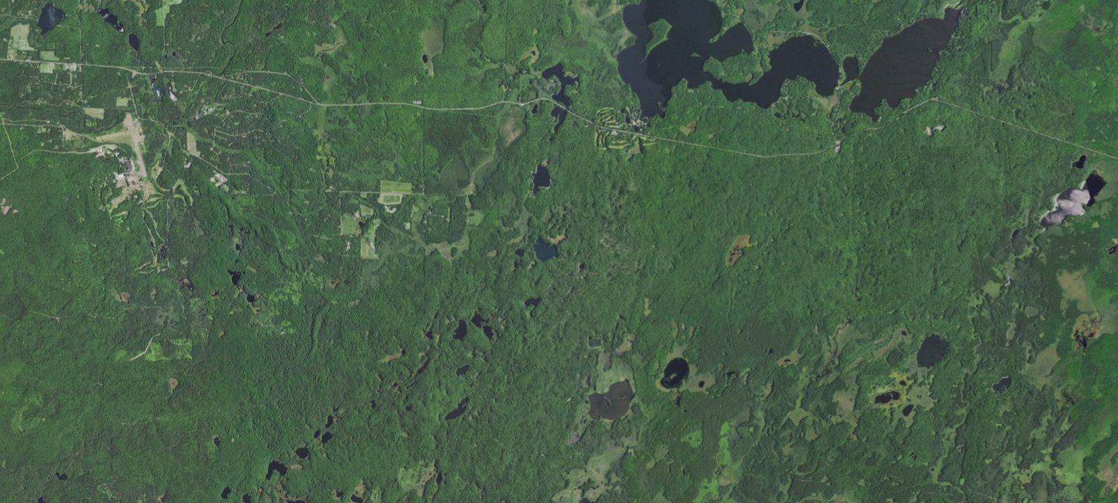Map of Rock Lake East