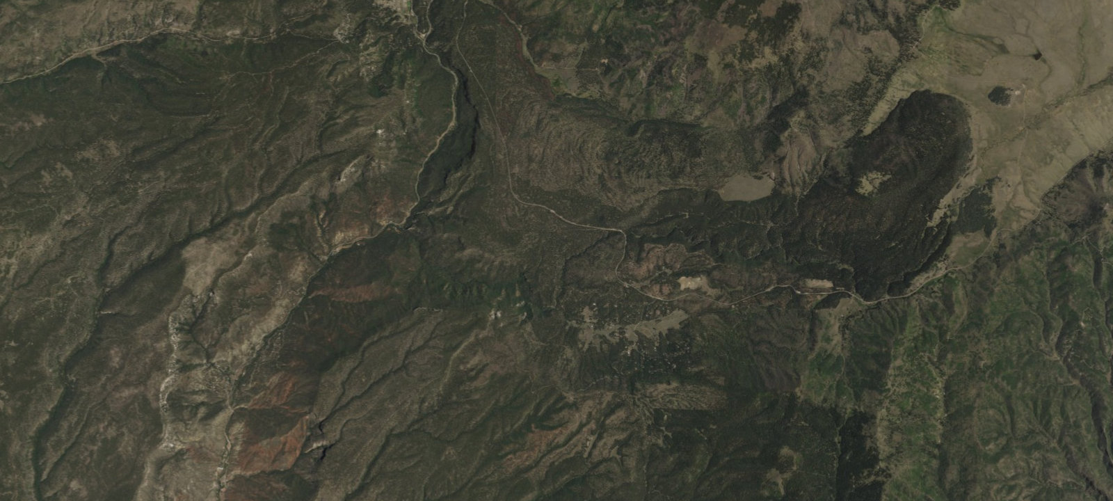 Map of Jemez Falls Campground