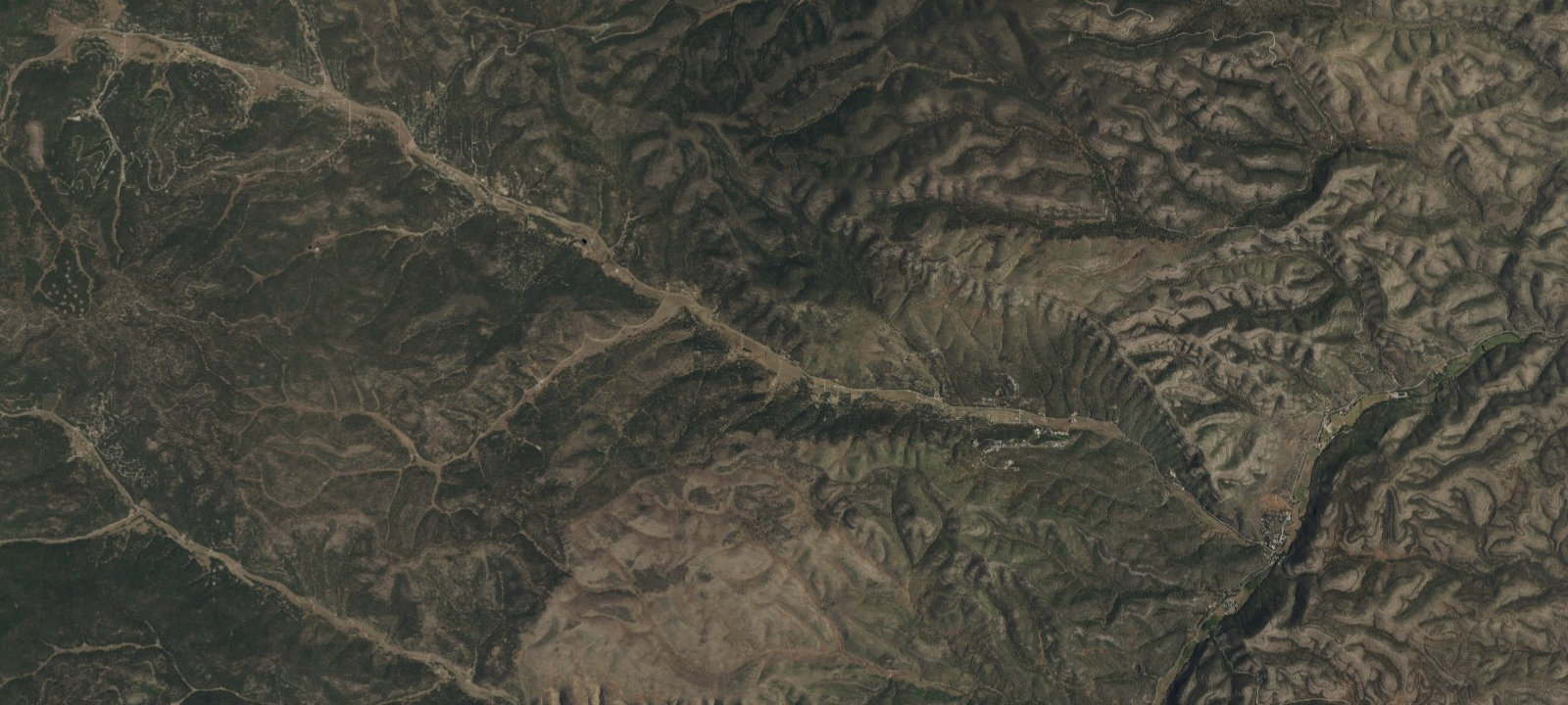 Map of Lazy Day Cabins and RV Hideaway