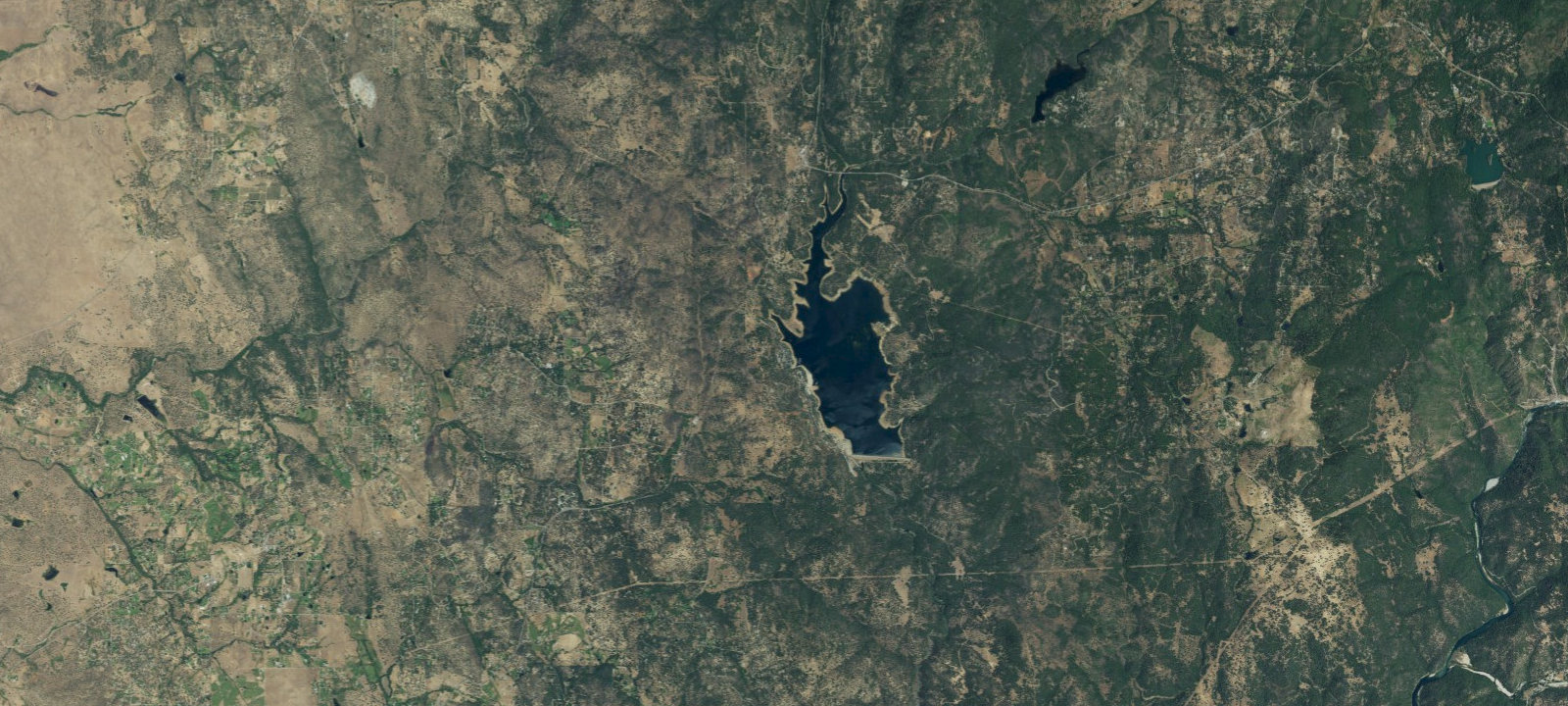 Map of Collins Lake Recreation Area