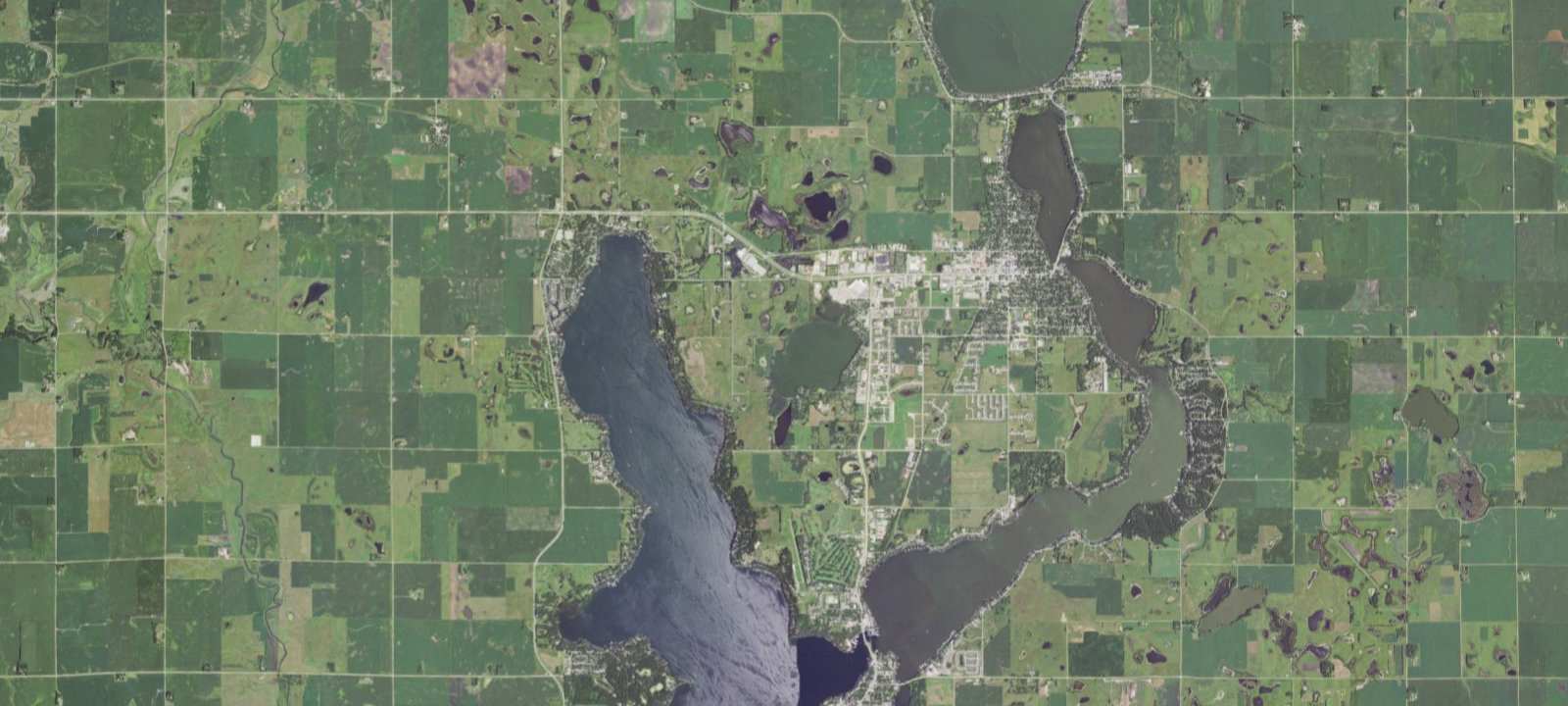 Map of Center Lake -DNR