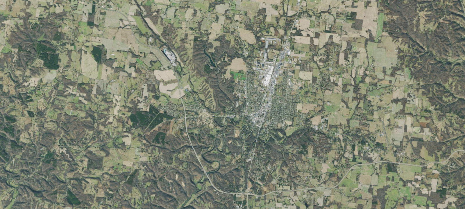Map of David Crockett State Park Campground #1