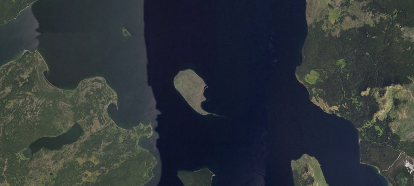Map of Frank Island Bay North