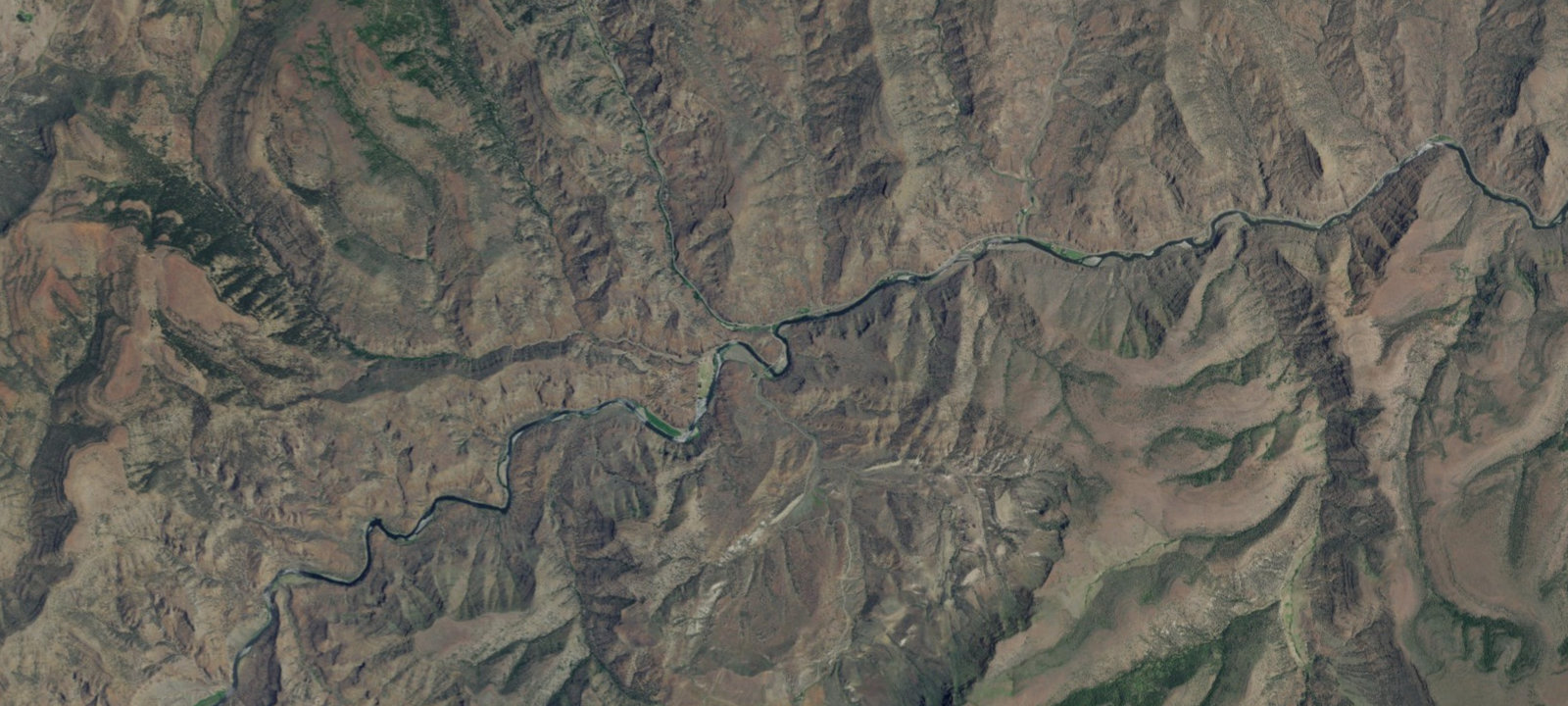 Map of John Day River Basin Developed Campgrounds