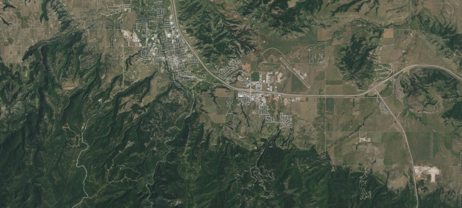 Map of Mountain View Campground