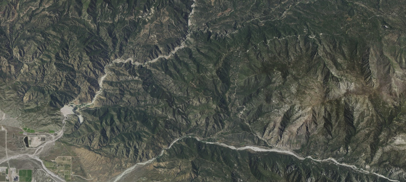 Map of Thomas Mountain Yellow Post Sites Along 6S13