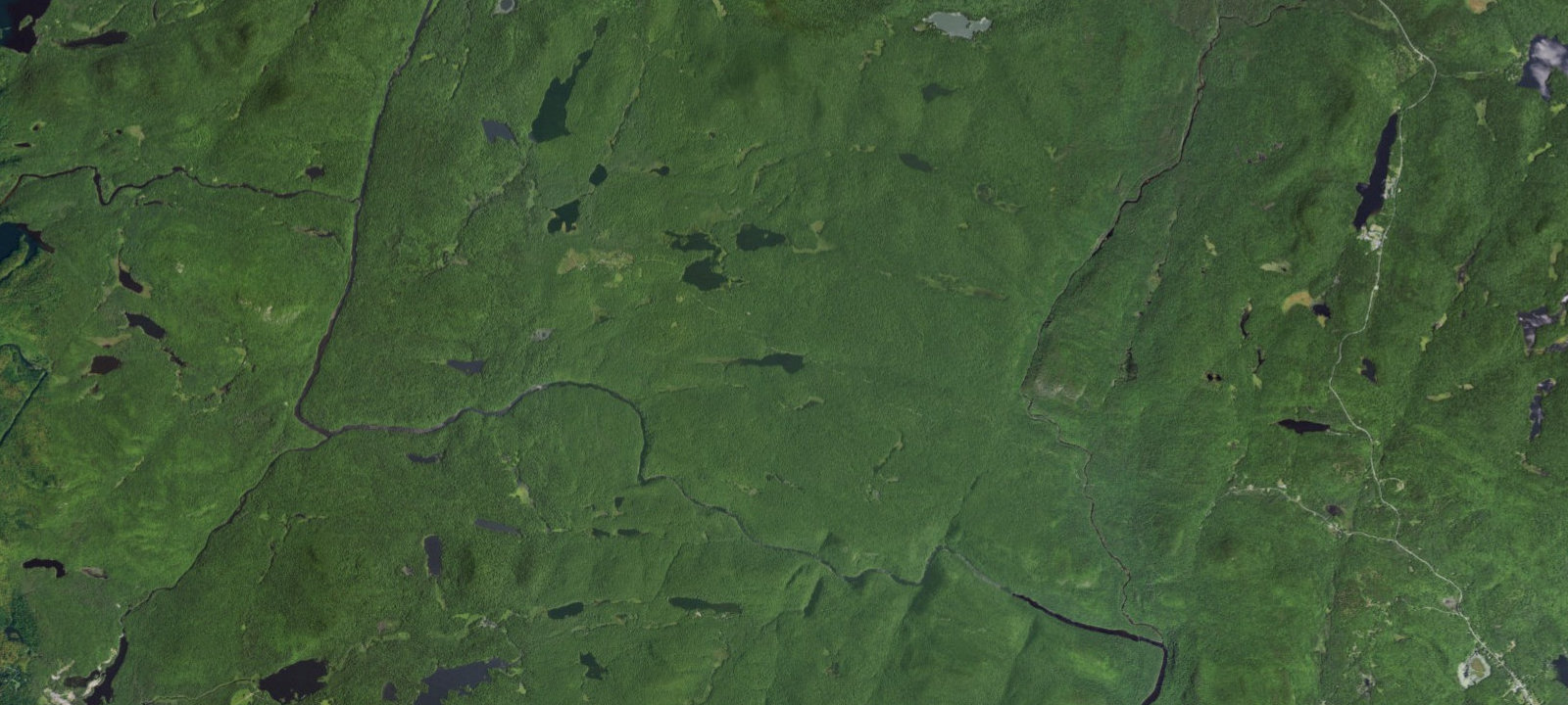 Map of Huntley Pond – Small Site